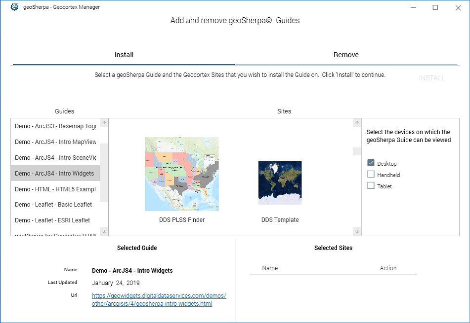 geoSherpa Deployment Tool